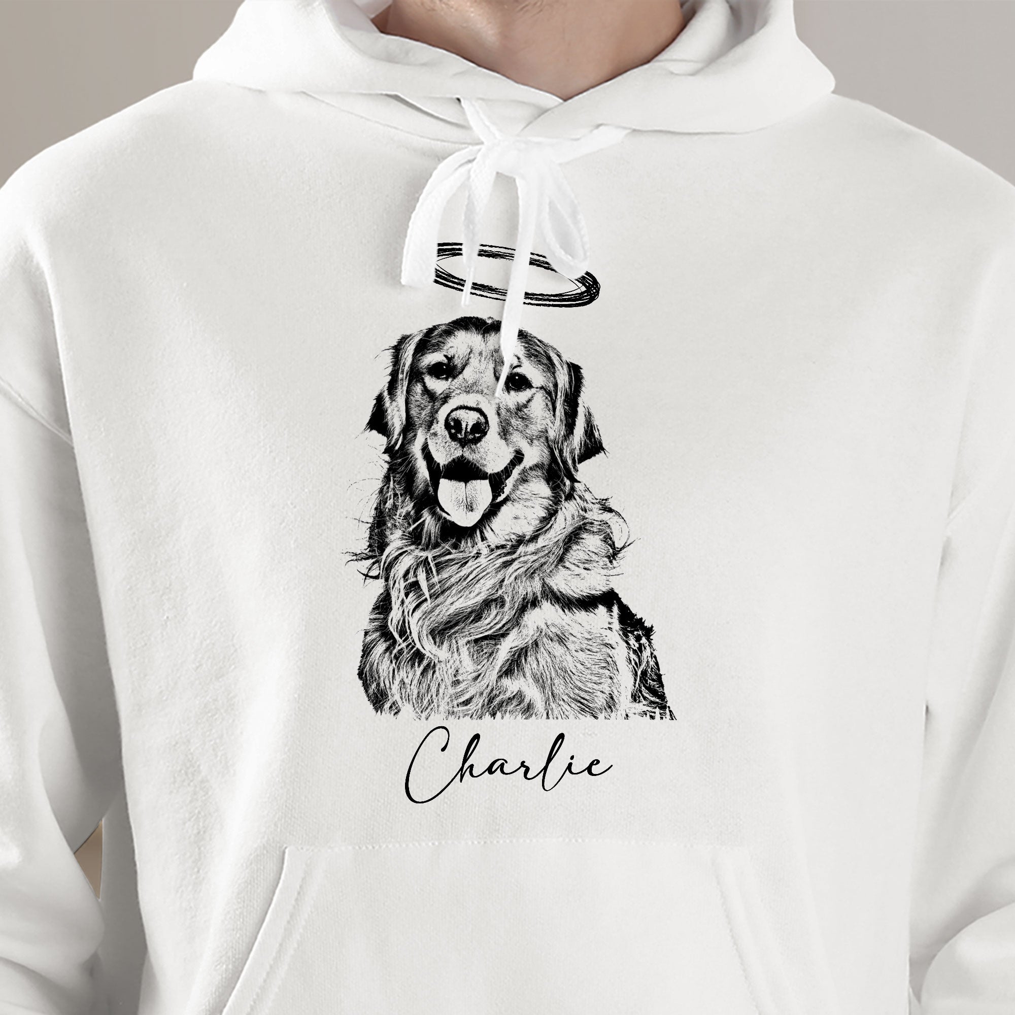 Dog Photo & Name Loss Of Dog - Personalized Photo Shirt