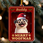 Dog Christmas Toy Box - Personalized Acrylic Ornament