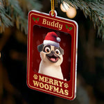 Dog Christmas Toy Box - Personalized Acrylic Ornament