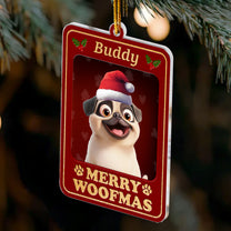 Dog Christmas Toy Box - Personalized Acrylic Ornament