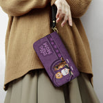 Dog Mom - Personalized Leather Long Wallet