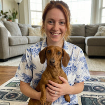Dog-Lovers-Toile-De-Jouy-Style-Custom-Photo-Personalized-Hawaiian-Shirt-6