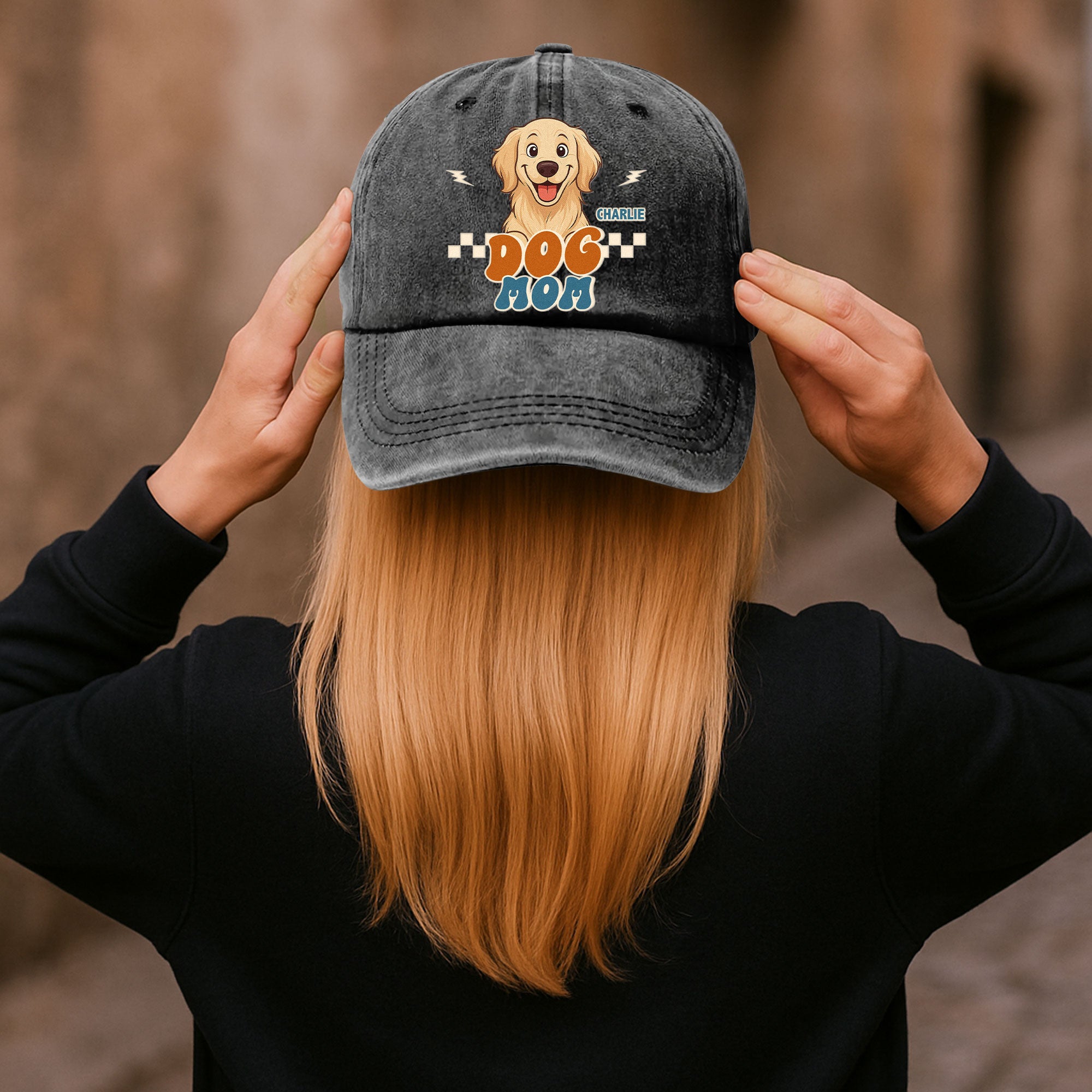 Dog-Mom-Dog-Mama-Personalized-Distressed-Denim-Cap-3