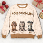 #Dogmomlife - Personalized 3D Printed Sweatshirt