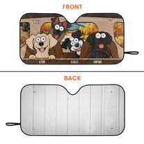 Dogs & Cats - Personalized Car Sun Shade