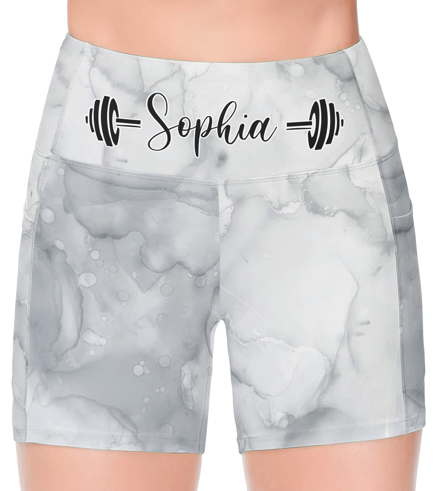 Don't Be Moody, Grow Ya Booty - Personalized Women's Workout Shorts