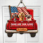 Don't Let The Dogs Out - Personalized Wood Sign