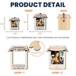 Don't Do Stupid Shit - Personalized Wooden Photo Car Visor Clip