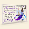 Don&#39;t Think We&#39;re Far Apart - Personalized Rectangle Acrylic Plaque