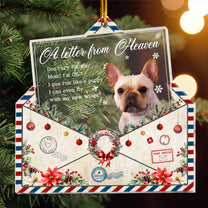 Don't Cry For Me Pet Loss - Personalized Acrylic Photo Ornament