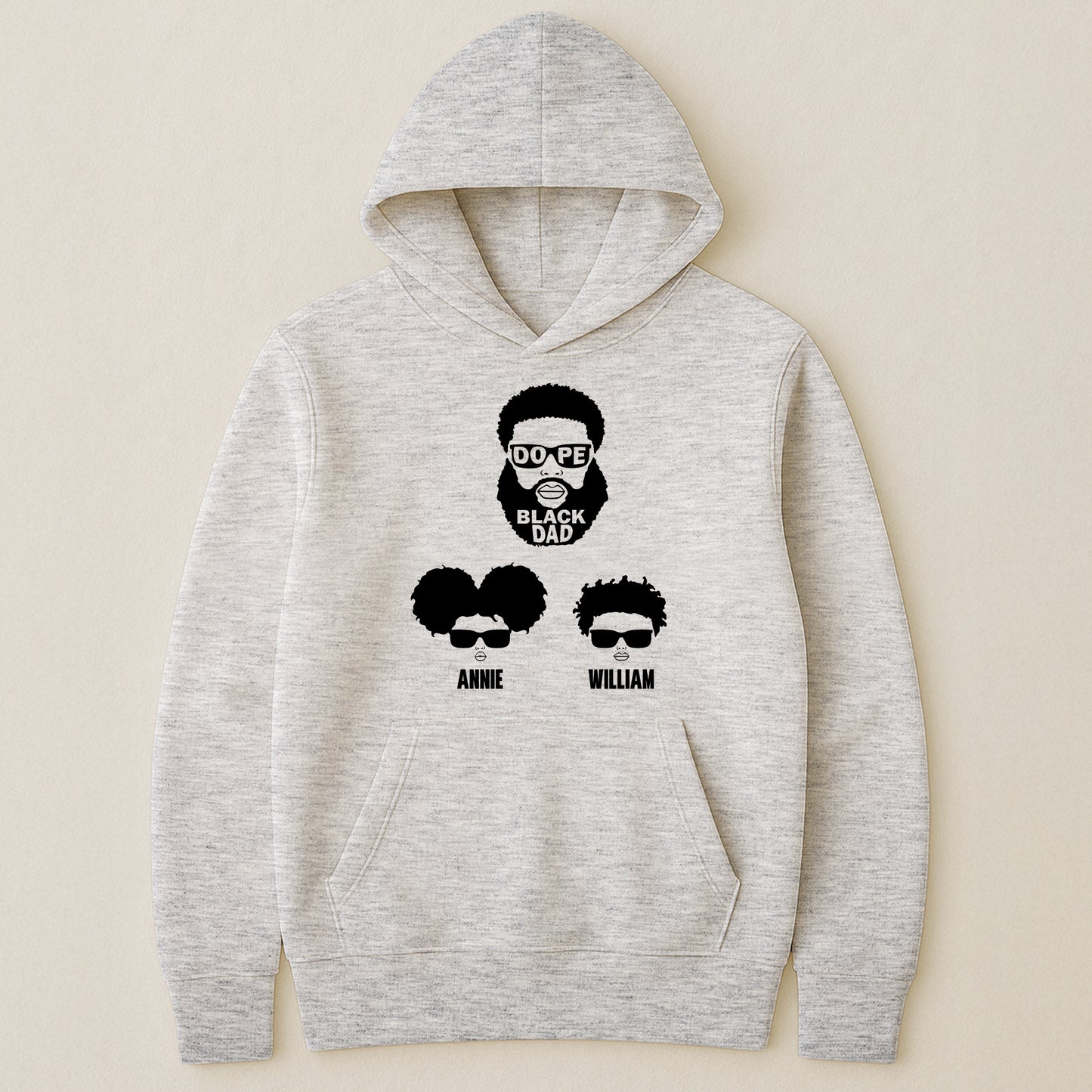 Dope Black Dad, Dope Black Father - Father's Day Gift - Personalized Shirt