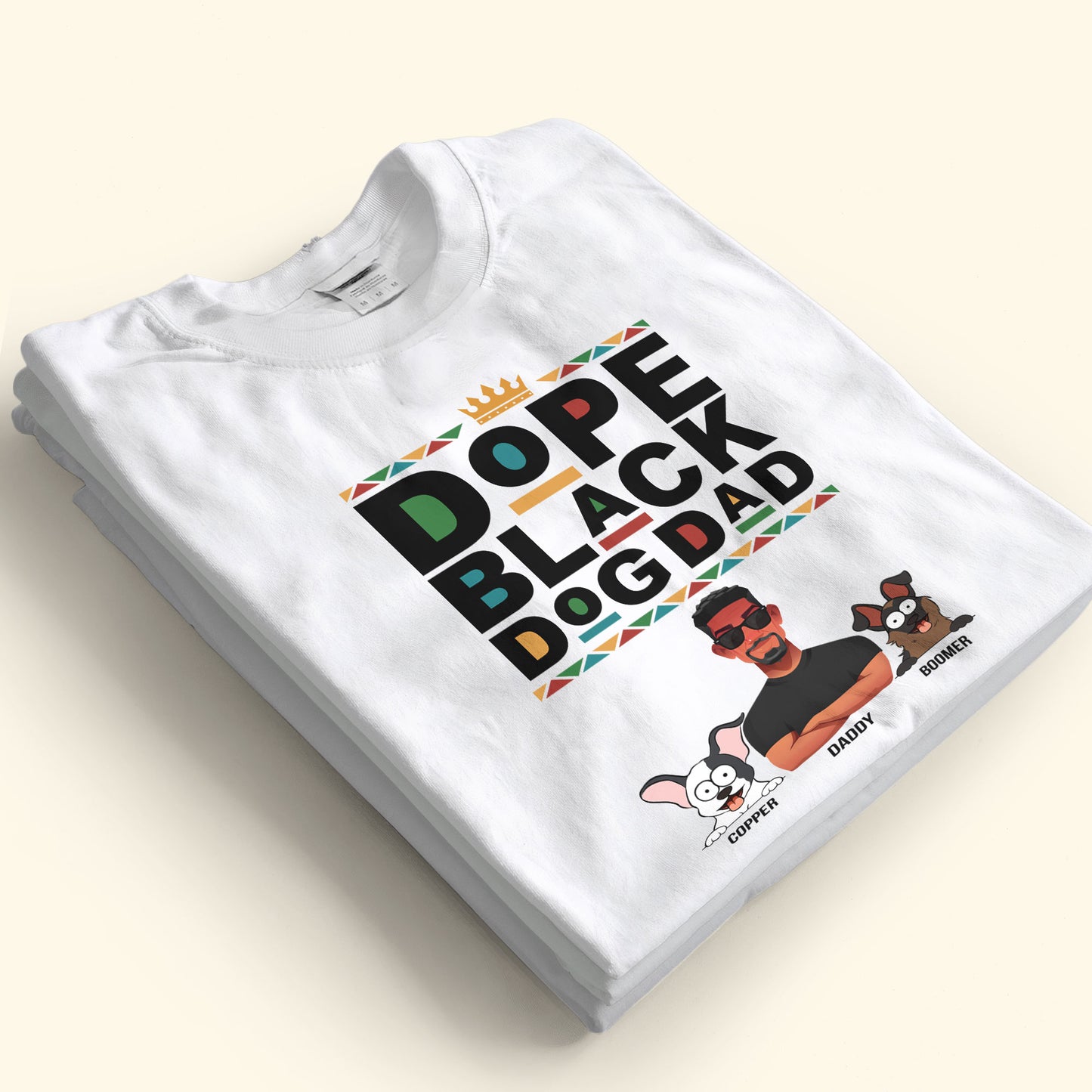 Dope Dog Dad - Personalized Shirt