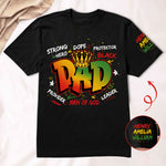 Dope-Black-Dad,-Black-Father-Custom-Kid-Name-Father'S-Day-Gift-Personalized-Shirt-2
