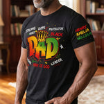 Dope-Black-Dad,-Black-Father-Custom-Kid-Name-Father'S-Day-Gift-Personalized-Shirt-4