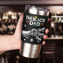 Dope-Black-Dad-Fist-Bump-New-Version-Gift-For-Dad-Husband-Personalized-20oz-Tumbler-3