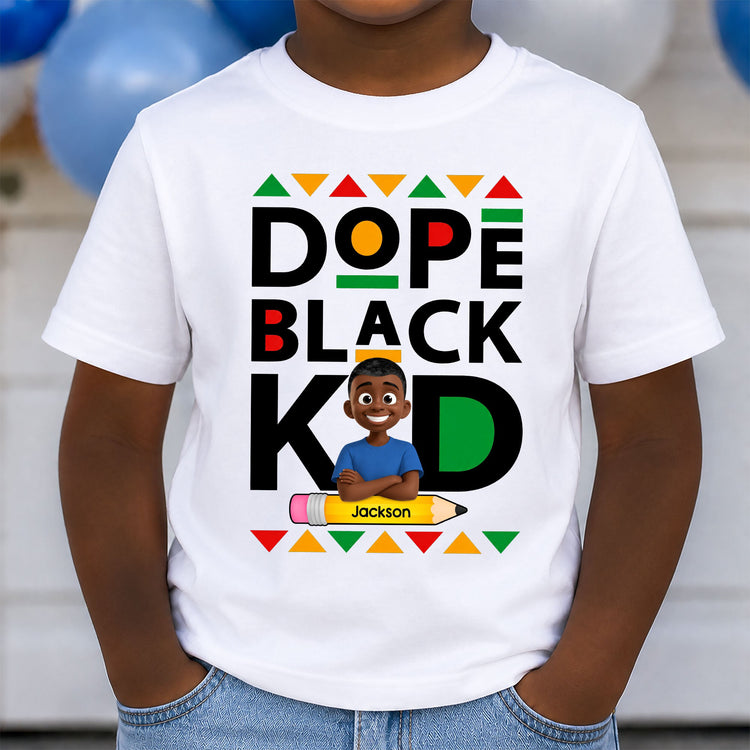 Dope_Black_Kid_Juneteenth_Black_History_Personalized_Shirt_1