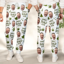 Dopest Dad Ever - Personalized Photo Sweatpants