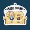 Double Trouble - Personalized Acrylic Keychain