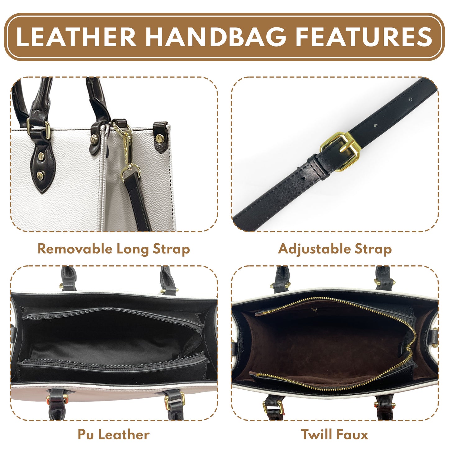 Double Trouble - Personalized Leather Bag