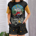 Dream Under The Stars - Personalized Pajama Shorts Set