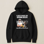 Drink Beer And Hang Out With My Dog - Personalized Shirt