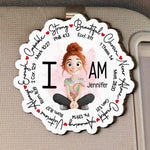Drive Safe Affirmation - Personalized Wooden Car Visor Clip