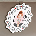 Drive Safe Affirmation - Personalized Wooden Car Visor Clip