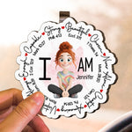 Drive Safe Affirmation - Personalized Wooden Car Visor Clip