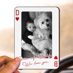 Drive Safe Daddy - Gift For Dad, Husband, Grandpa, Him - Personalized Wooden Photo Car Visor Clip