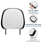 Drive Safe Daddy, Mommy, Papa - Custom Kids & Pet Faces - Personalized Photo Car Headrest Covers