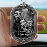 Drive Safe Gothic Style - Personalized Rear View Mirror Accessory
