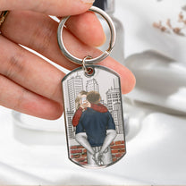 Drive Safe Handsome - Personalized Stainless Steel Keychain