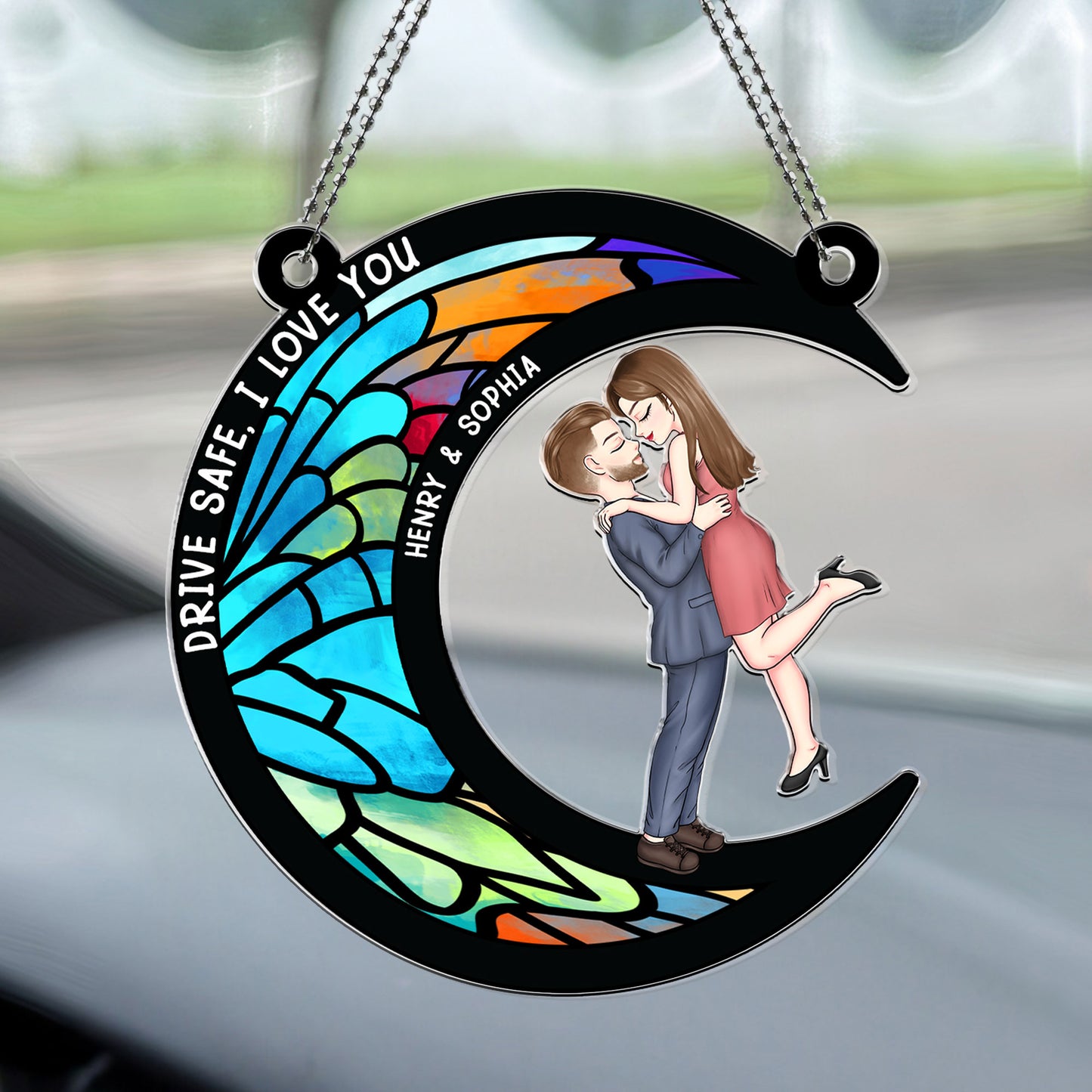 Drive Safe I Love You - Personalized Car Ornament