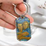 Drive Safe I Need You Here - Personalized Stainless Steel Photo Keychain