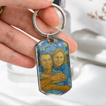 Drive Safe I Need You Here - Personalized Stainless Steel Photo Keychain