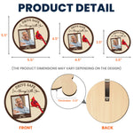Drive Safe I'm Always With You - Personalized Wooden Car Visor Clip