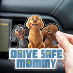 Drive Safe Mommy - Dog Mom, Dog Dad - Personalized Acrylic Car Vent Clip