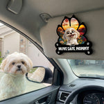 Drive Safe Mommy - Personalized Wooden Car Visor Clip