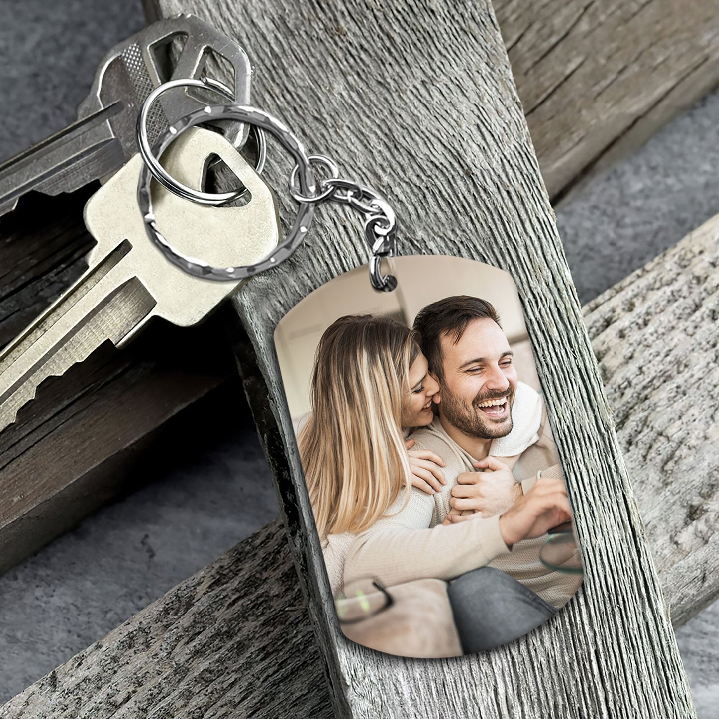 Drive Safe My Love - Personalized Photo Keychain