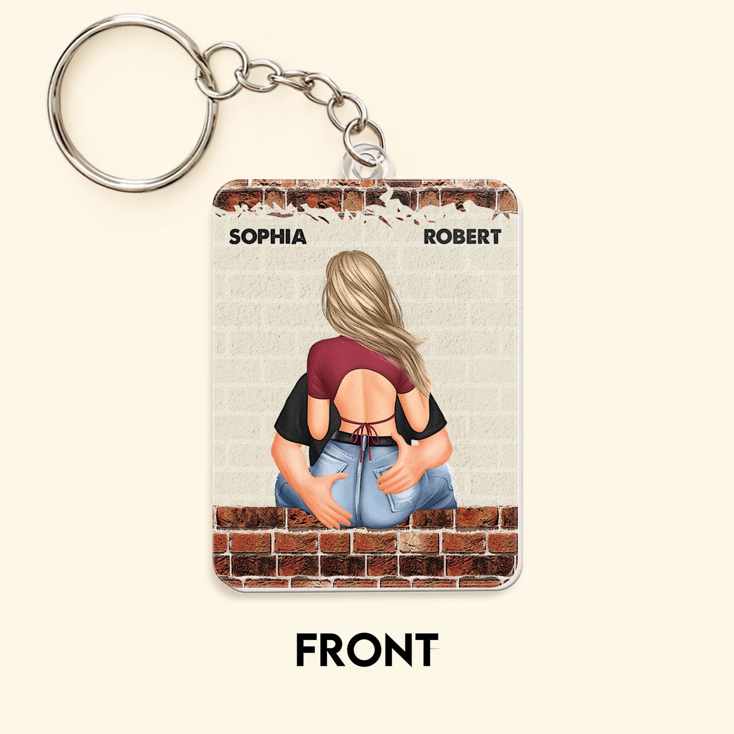 Drive Safe No One Else Will Tolerate Me - Personalized Acrylic Keychain