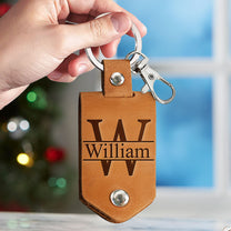 Drive Safe No One Else Will Tolerate Me - Personalized Leather Photo Keychain