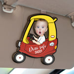 Drive Safe Reminder - Personalized Wooden Photo Car Visor Clip