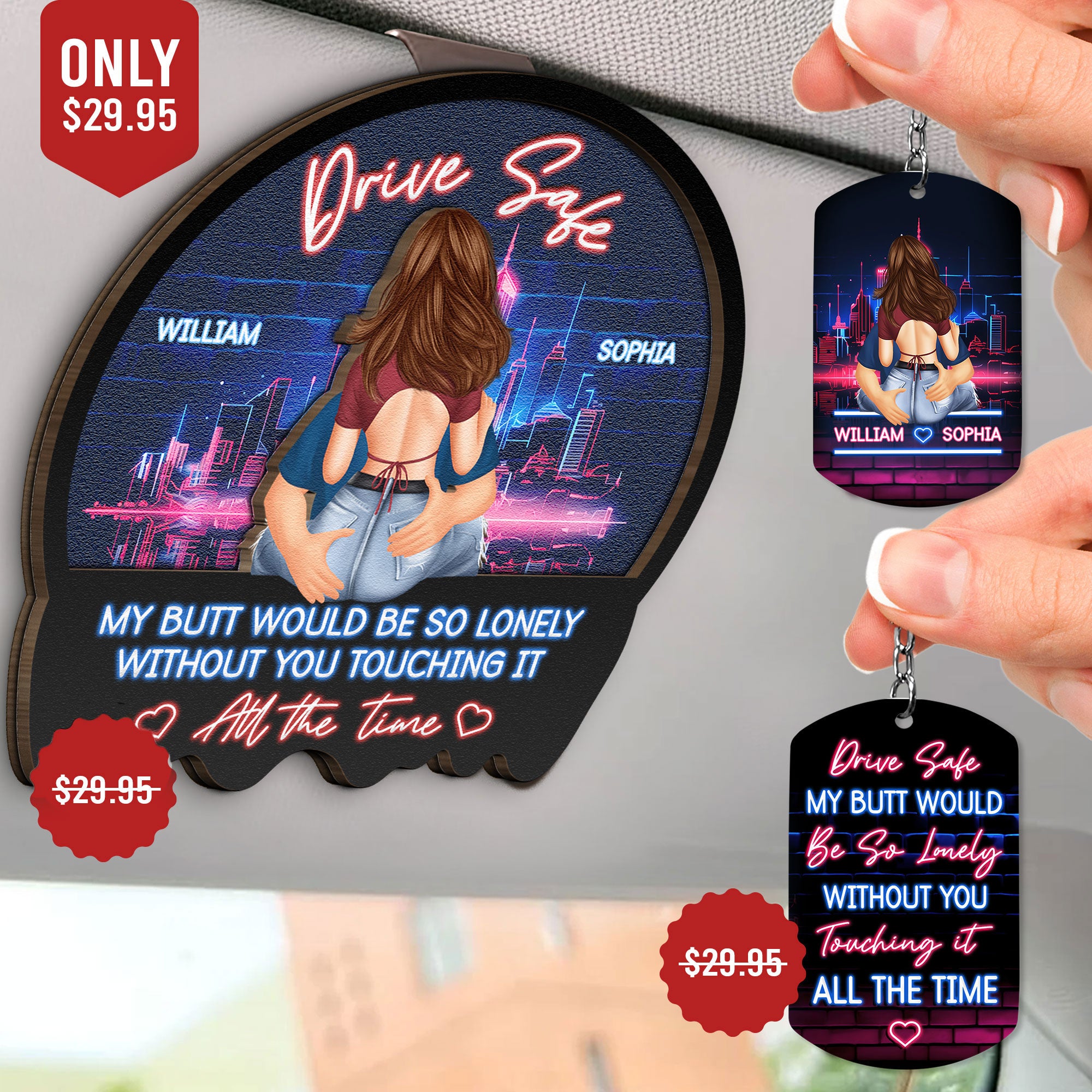 Drive Safe - Valentines Day Gifts For Husband, Boyfriend - Custom Gift Bundle