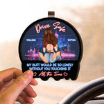 Drive Safe - Valentines Day Gifts For Husband, Boyfriend - Personalized Wooden Car Visor Clip - Gift For Husband