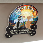 Drive Safe We Are Watching You - Personalized Acrylic Visor Clip
