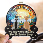 Drive Safe We Are Watching You - Personalized Acrylic Visor Clip