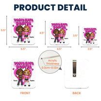 Drive Safe, Bestie - Personalized Acrylic Visor Clip