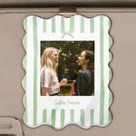 Drive Safe, Bestie - Retro Frame - Upload Friendship Photo - Personalized Car Visor Clip 4
