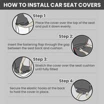 Drive Safe, Daddy, Grandpa, Mommy, Grandma With Cute Kids - Personalized Car Seat Cover