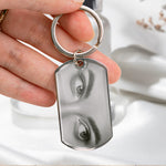 Drive Safe, Handsome. I’m Watching You - Personalized Stainless Steel Photo Keychain